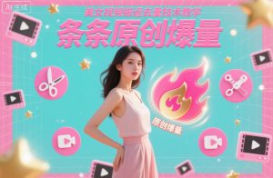 美女视频搬运去重技术教学，条条原创爆量-森焱资源库