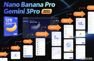 Nano Banana Pro Gemini 3Pro,最新创作实战课,12节实战向技术流,职场降维打击-森焱资源库