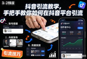 抖音引流教学,手把手教你如何在抖音平台引流-森焱资源库