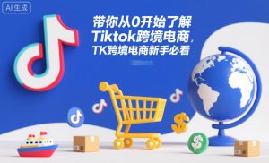 带你从0开始了解Tiktok跨境电商,TK跨境电商新手必看-森焱资源库